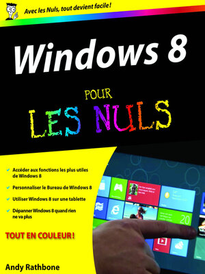 cover image of Windows 8 Pour les Nuls